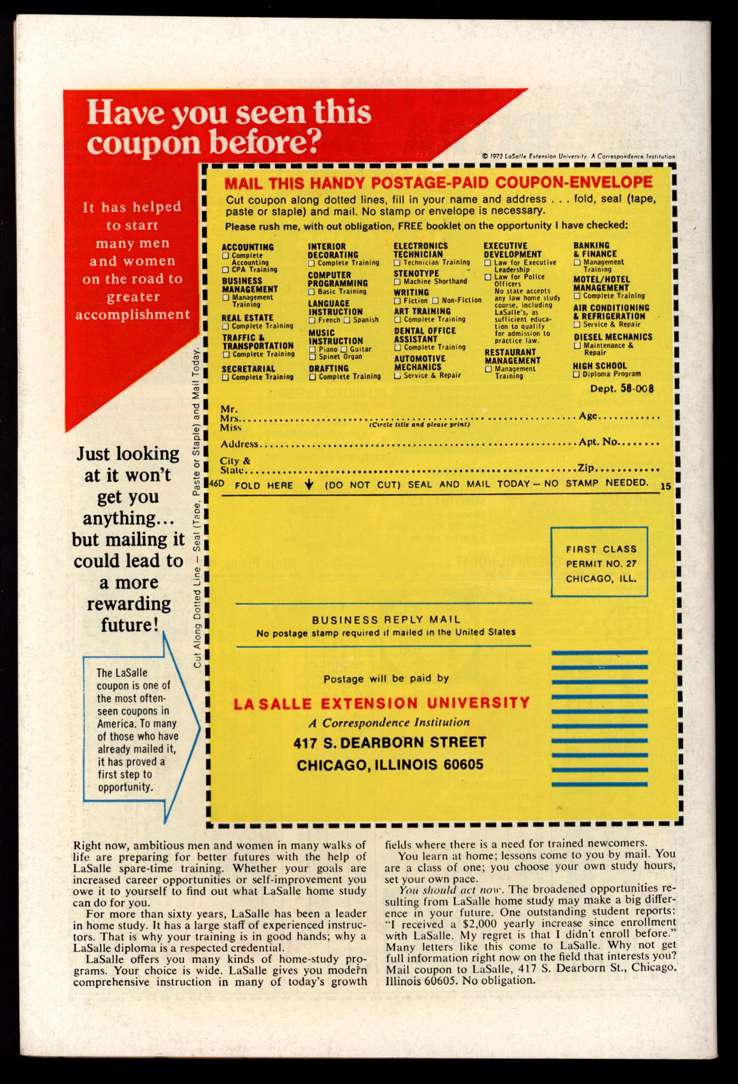 MARVEL TEAM-UP Back Cover