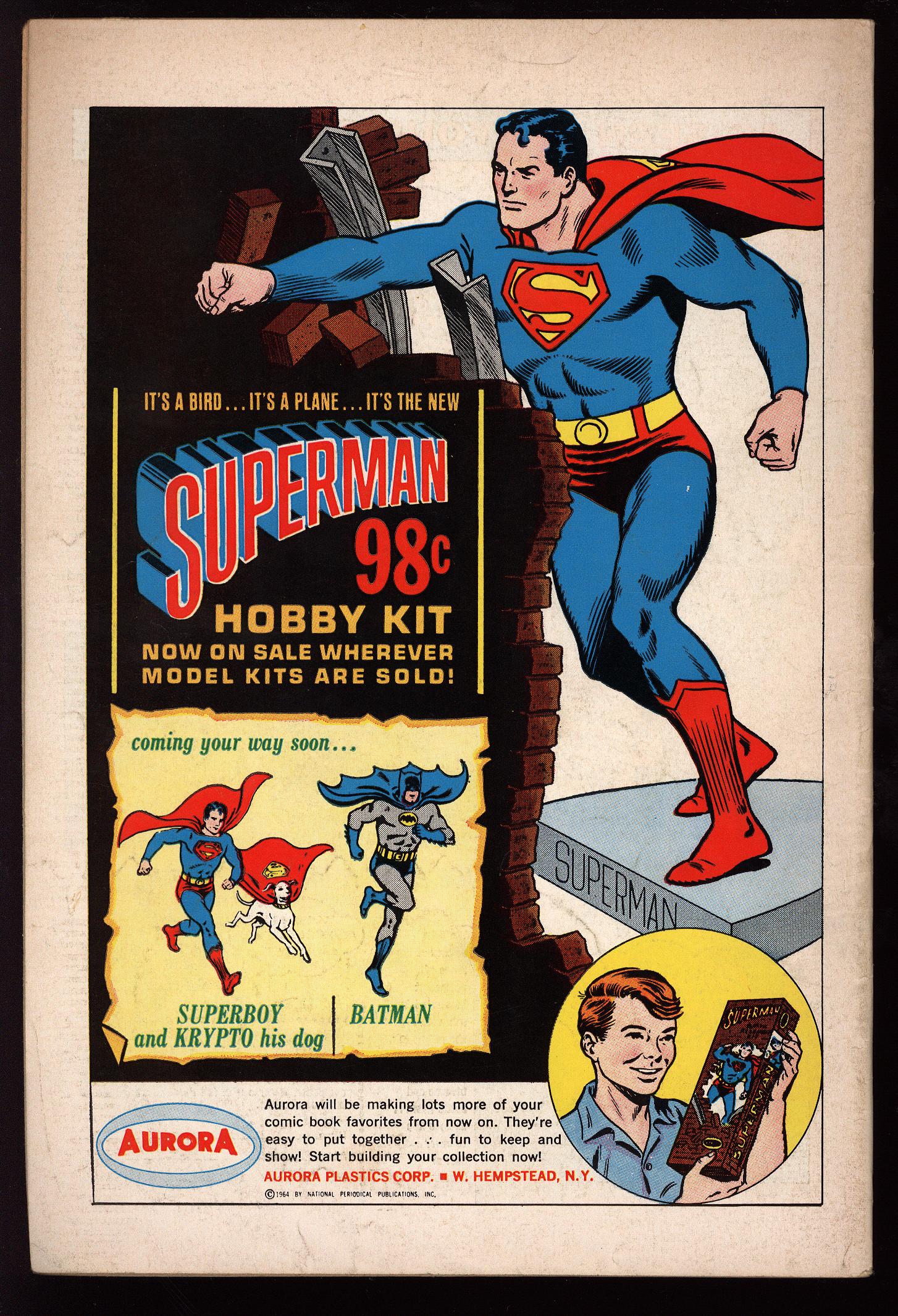 SUPERMAN'S PAL JIMMY OLSEN Back Cover