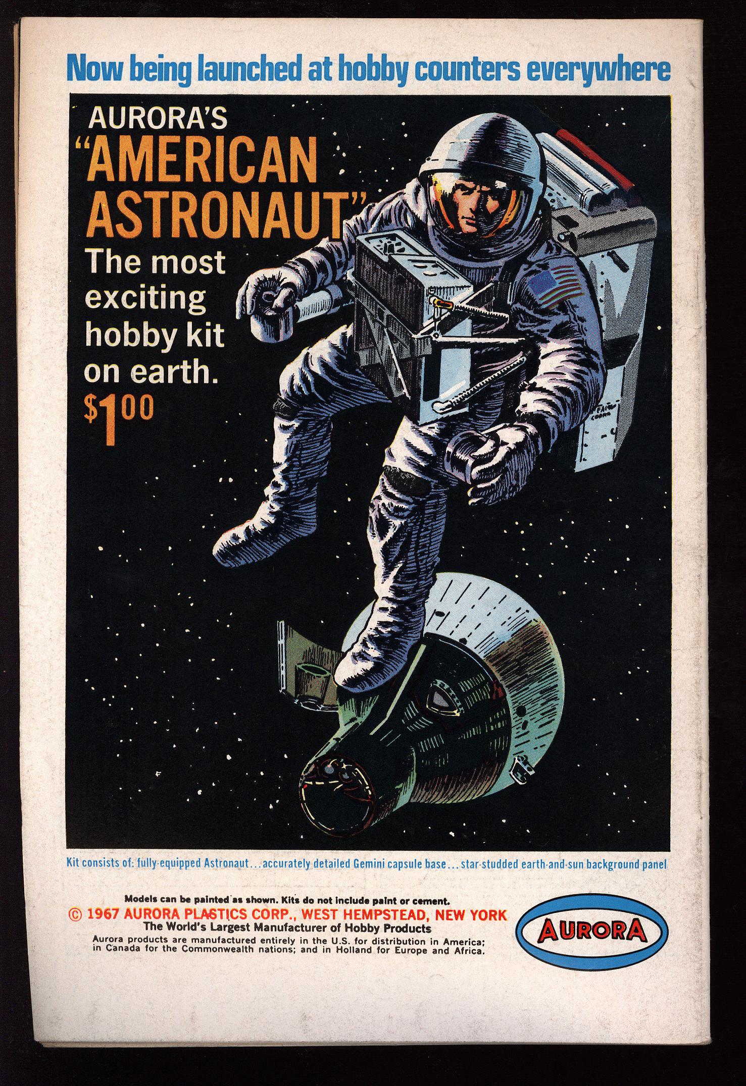 ADVENTURE COMICS Back Cover