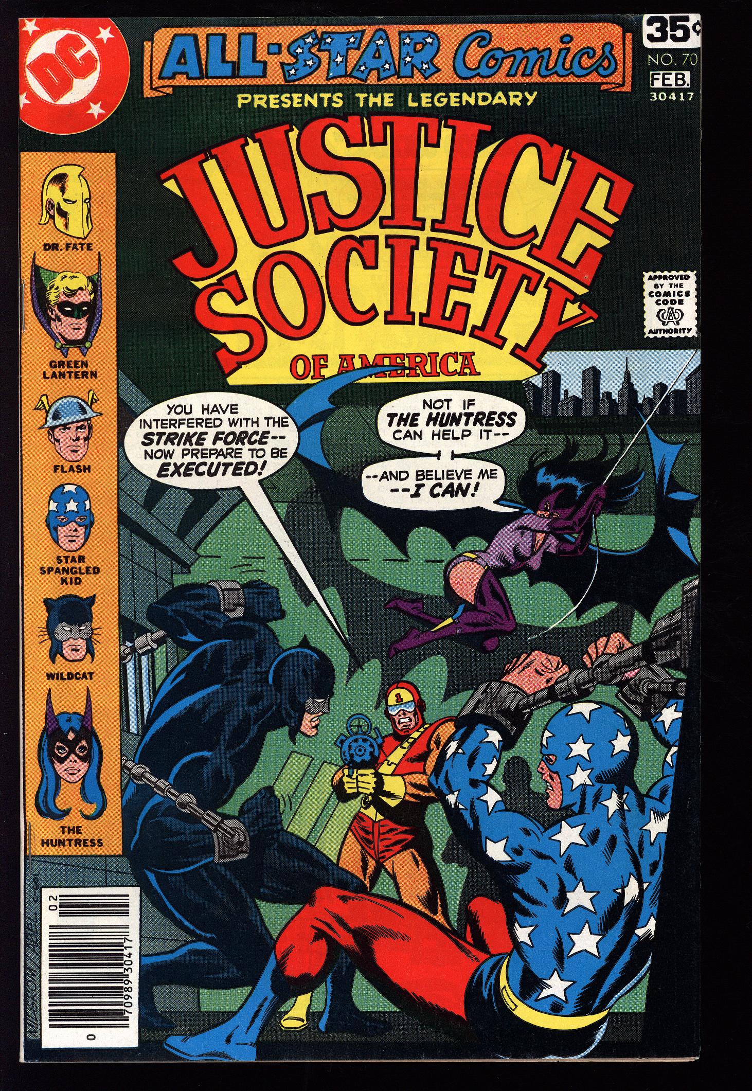 ALL STAR COMICS Front Cover