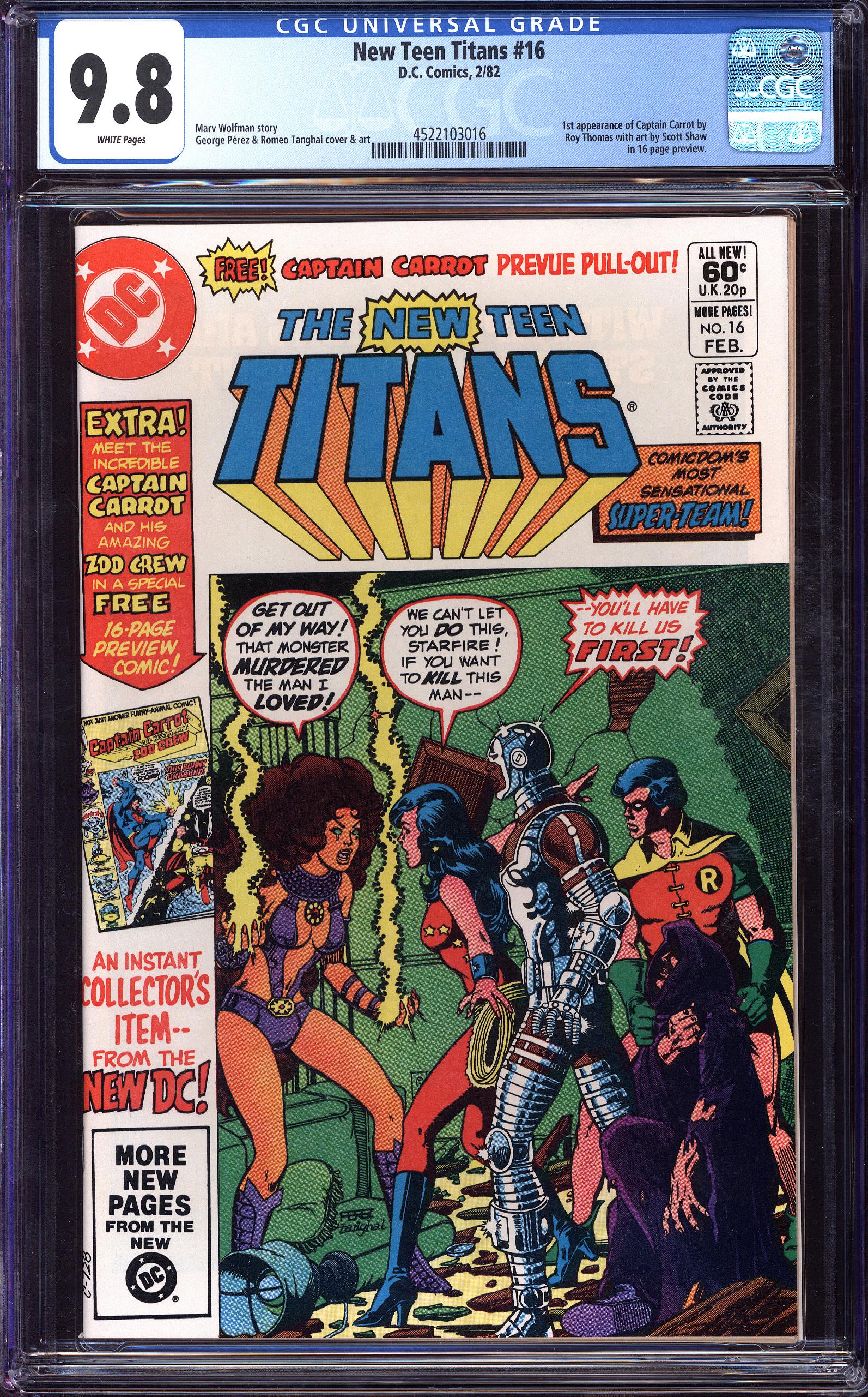 NEW TEEN TITANS Front Cover