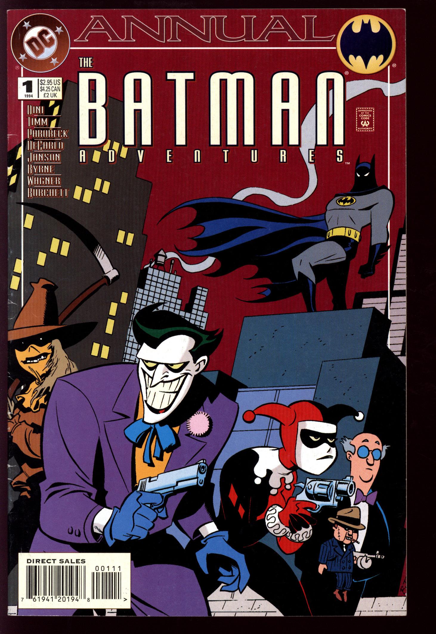 BATMAN ADVENTURES ANNUAL Front Cover