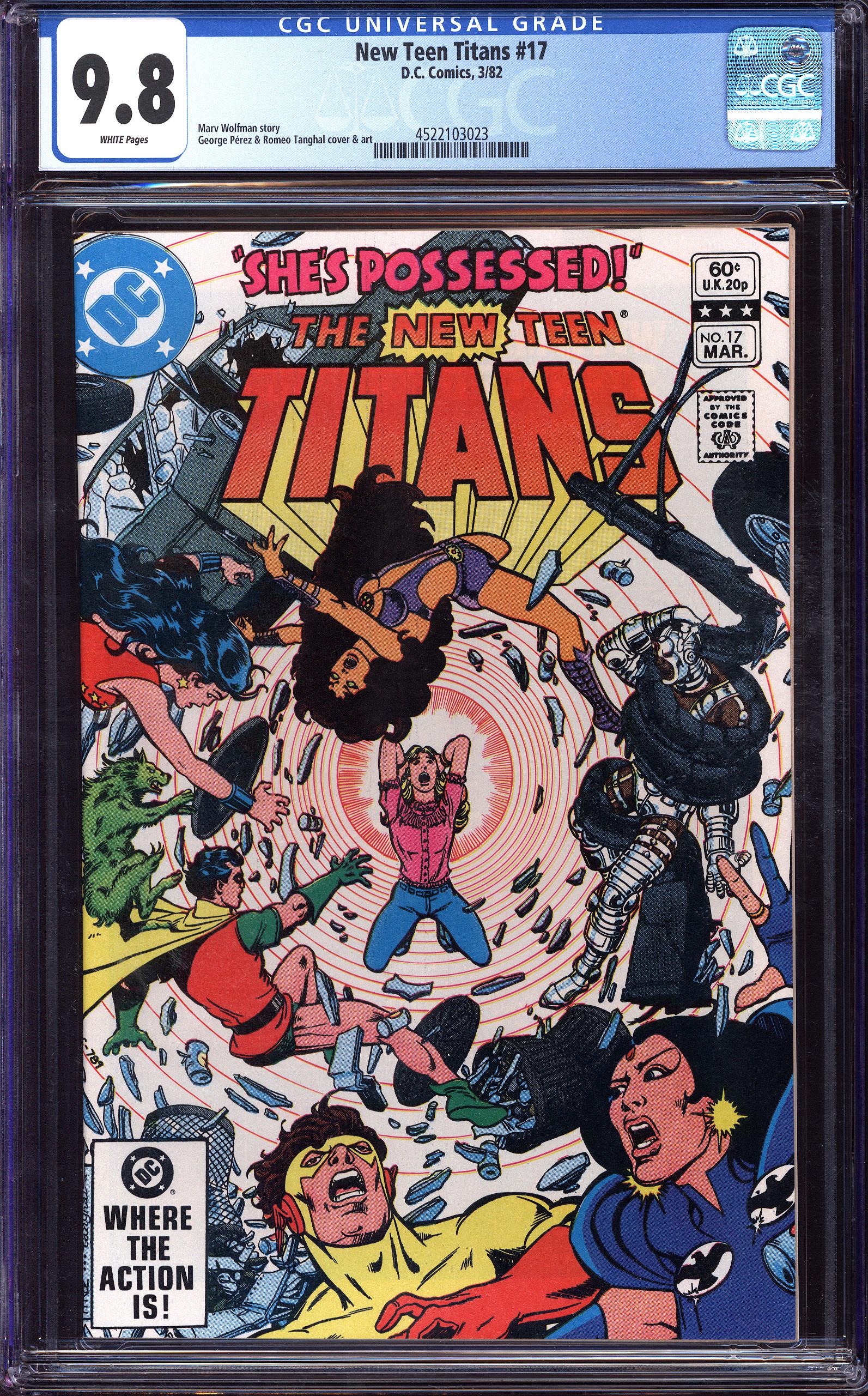 NEW TEEN TITANS Front Cover