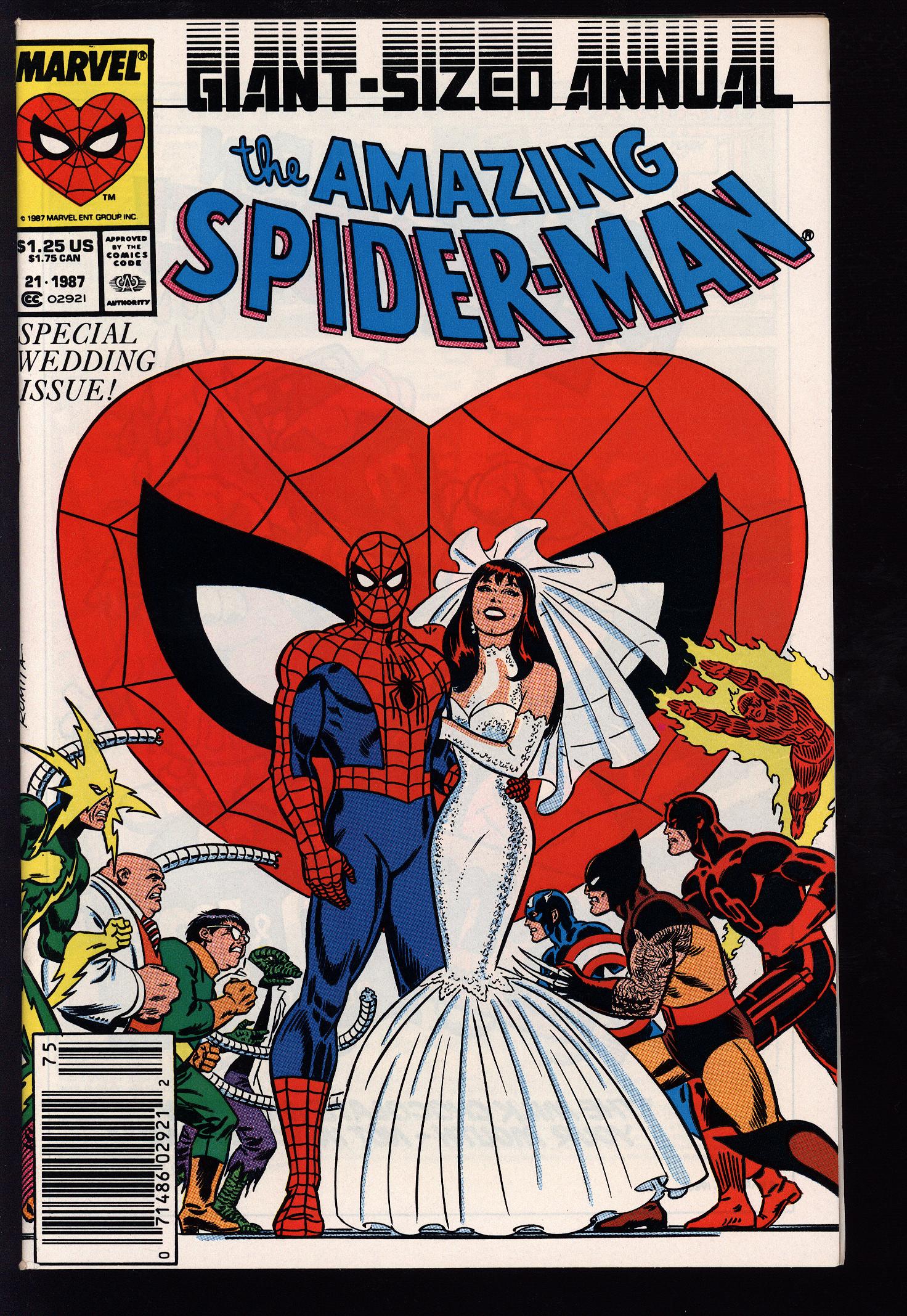 AMAZING SPIDER-MAN ANNUAL Front Cover