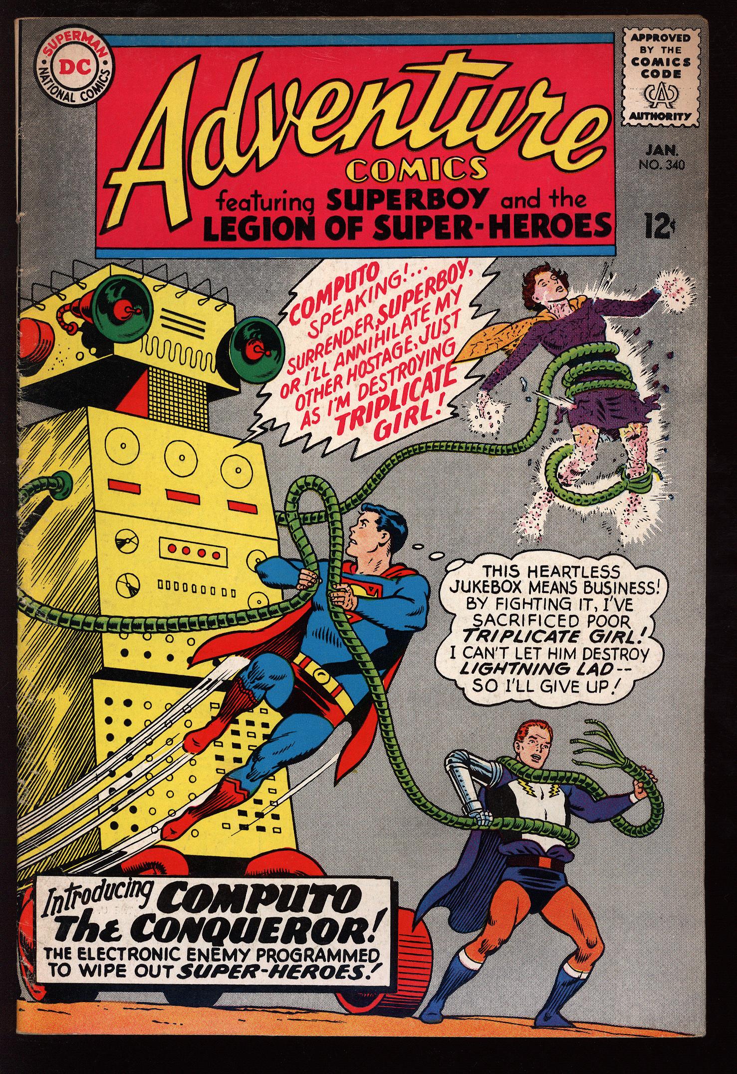 ADVENTURE COMICS Front Cover