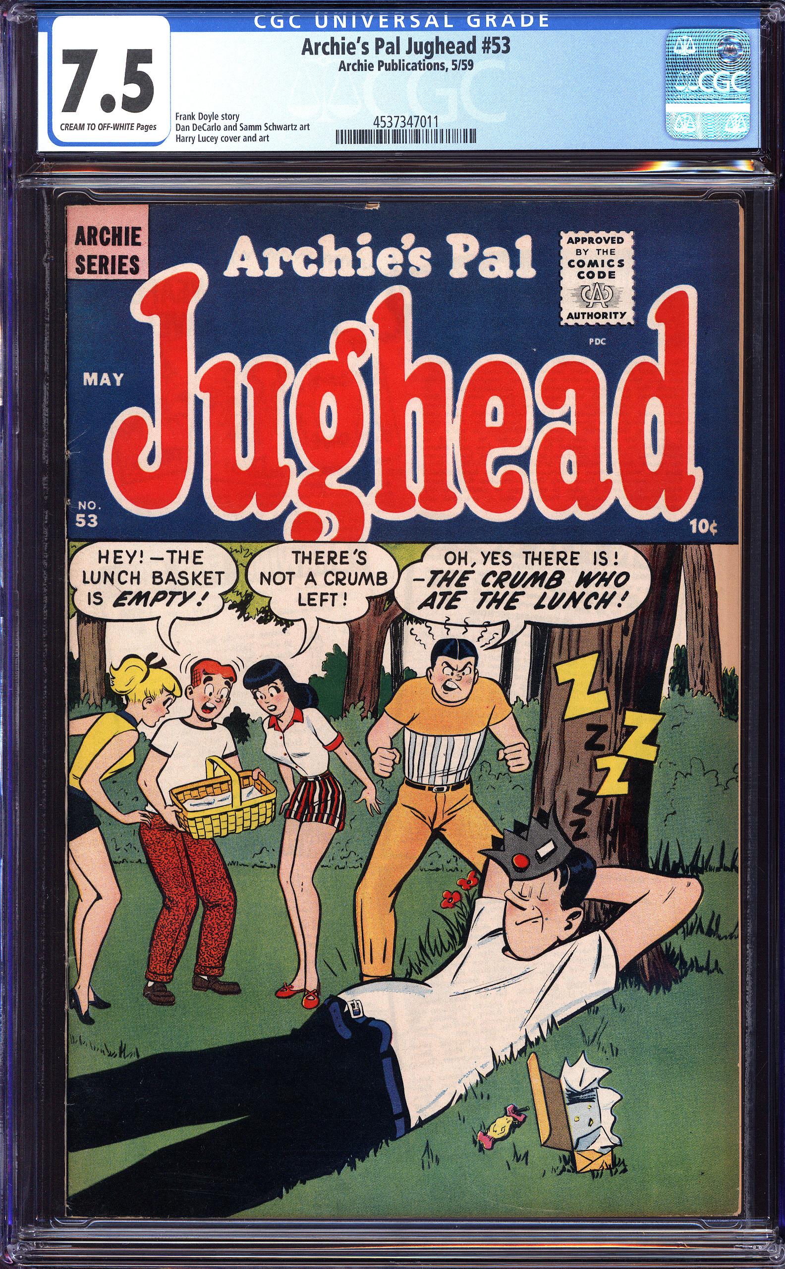 ARCHIE'S PAL JUGHEAD Front Cover