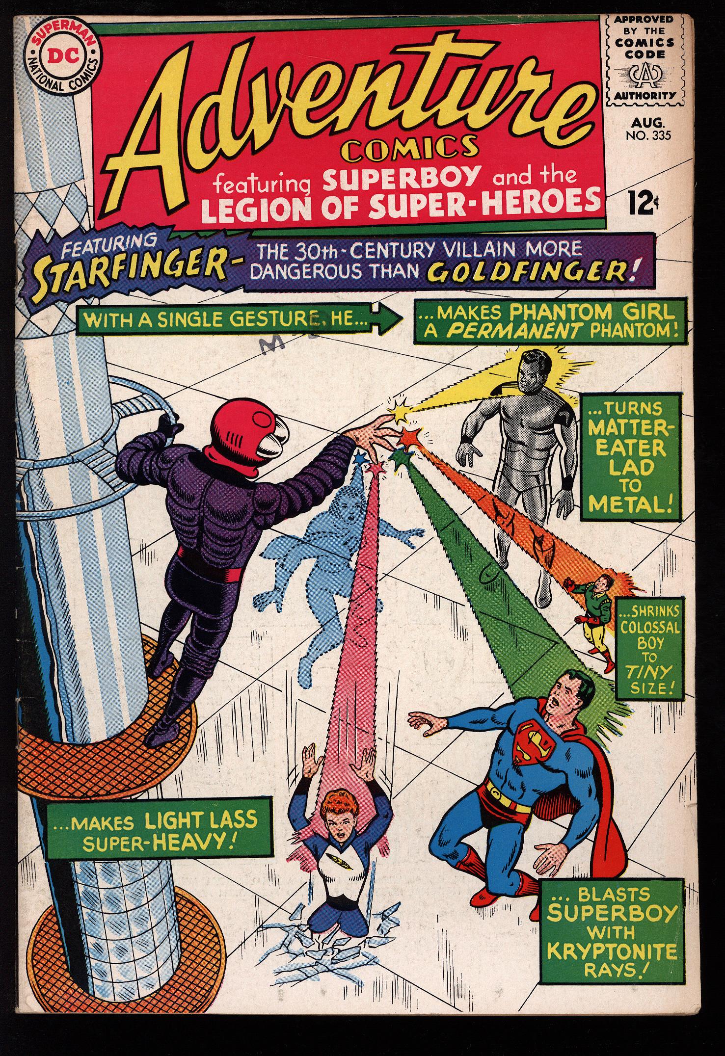 ADVENTURE COMICS Front Cover