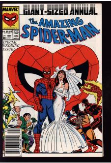 AMAZING SPIDER-MAN ANNUAL #21 7.0 front cover