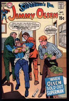 SUPERMAN'S PAL JIMMY OLSEN #132 9.0 front cover
