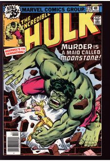 INCREDIBLE HULK #228 7.5 front cover