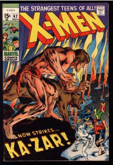 X-MEN #62 7.0 front cover
