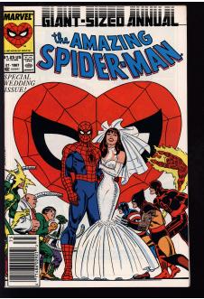 AMAZING SPIDER-MAN ANNUAL #21 8.5 front cover