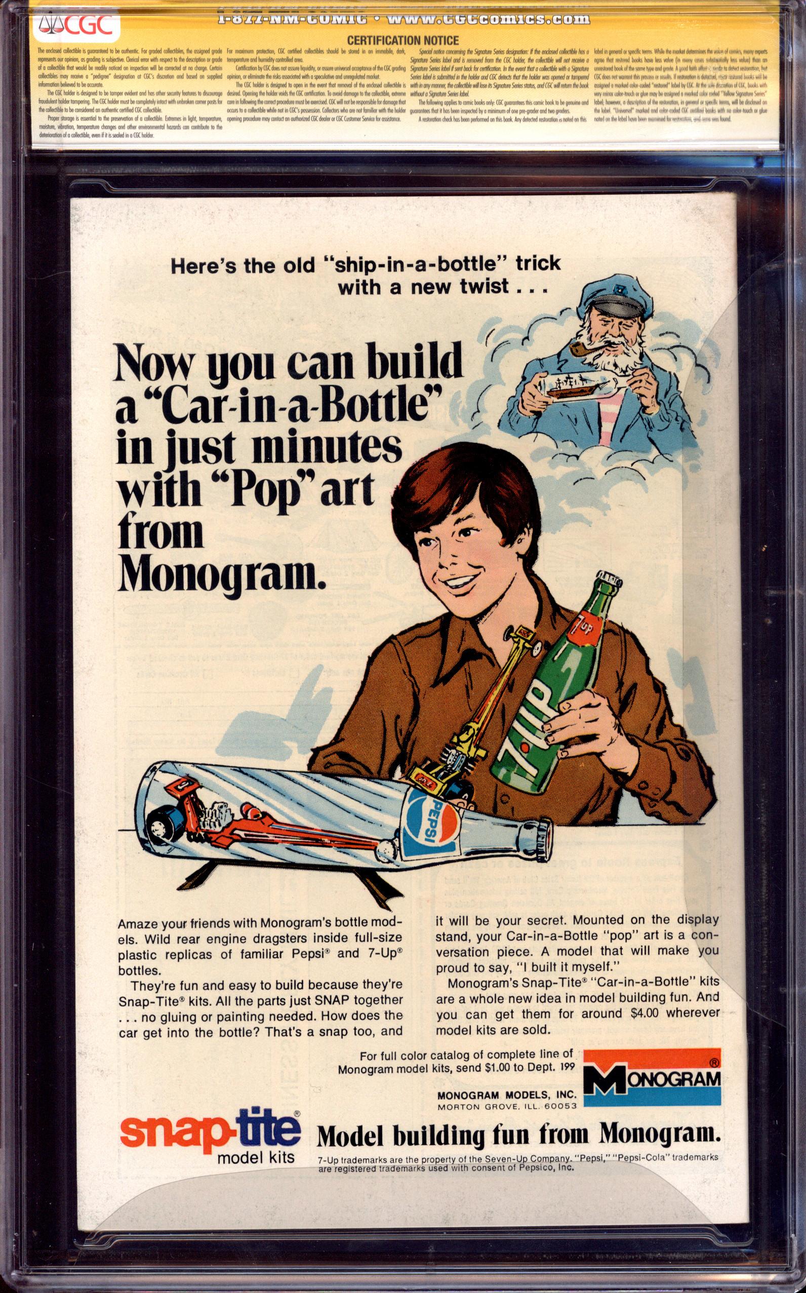 1ST ISSUE SPECIAL Back Cover