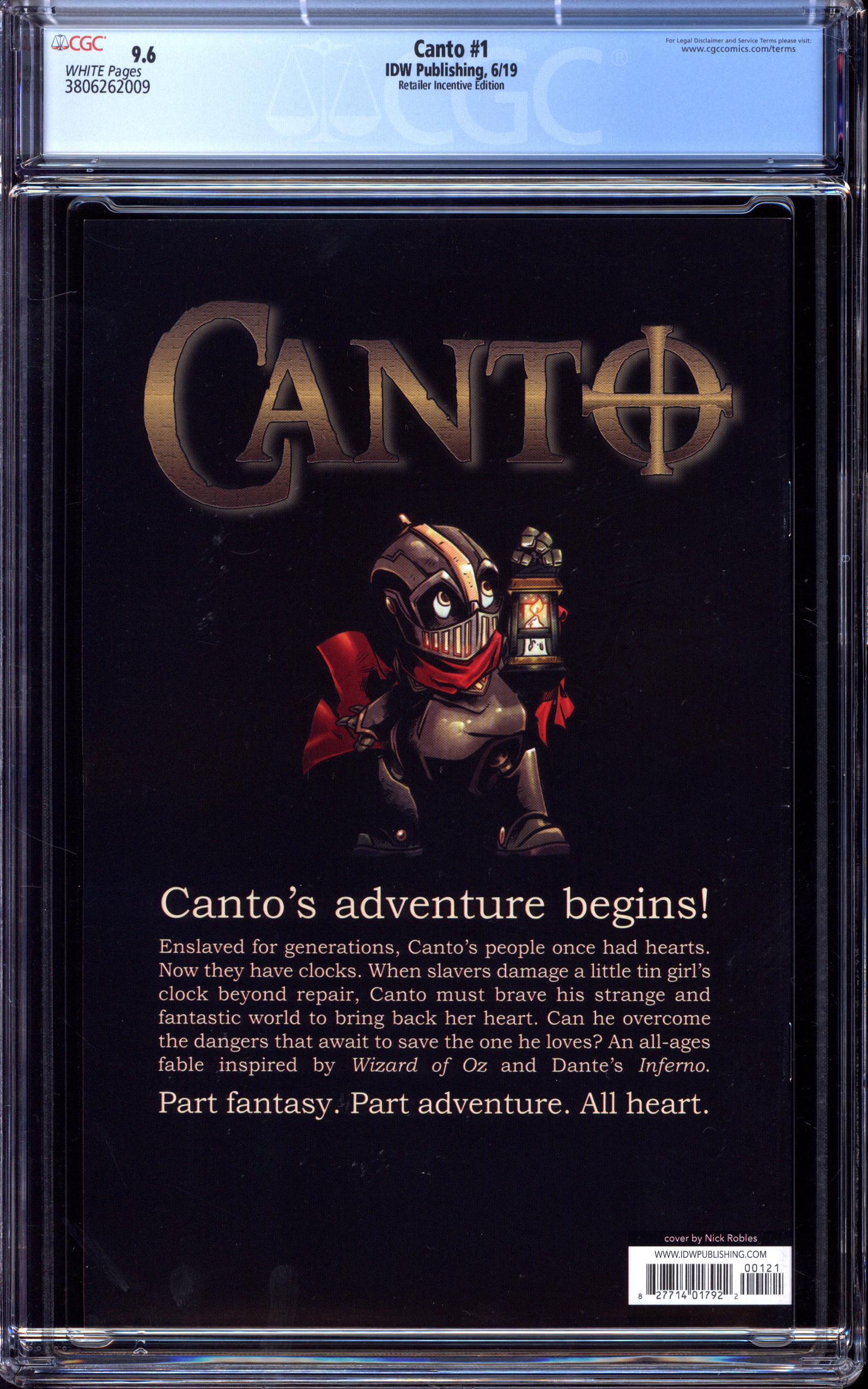 CANTO Back Cover