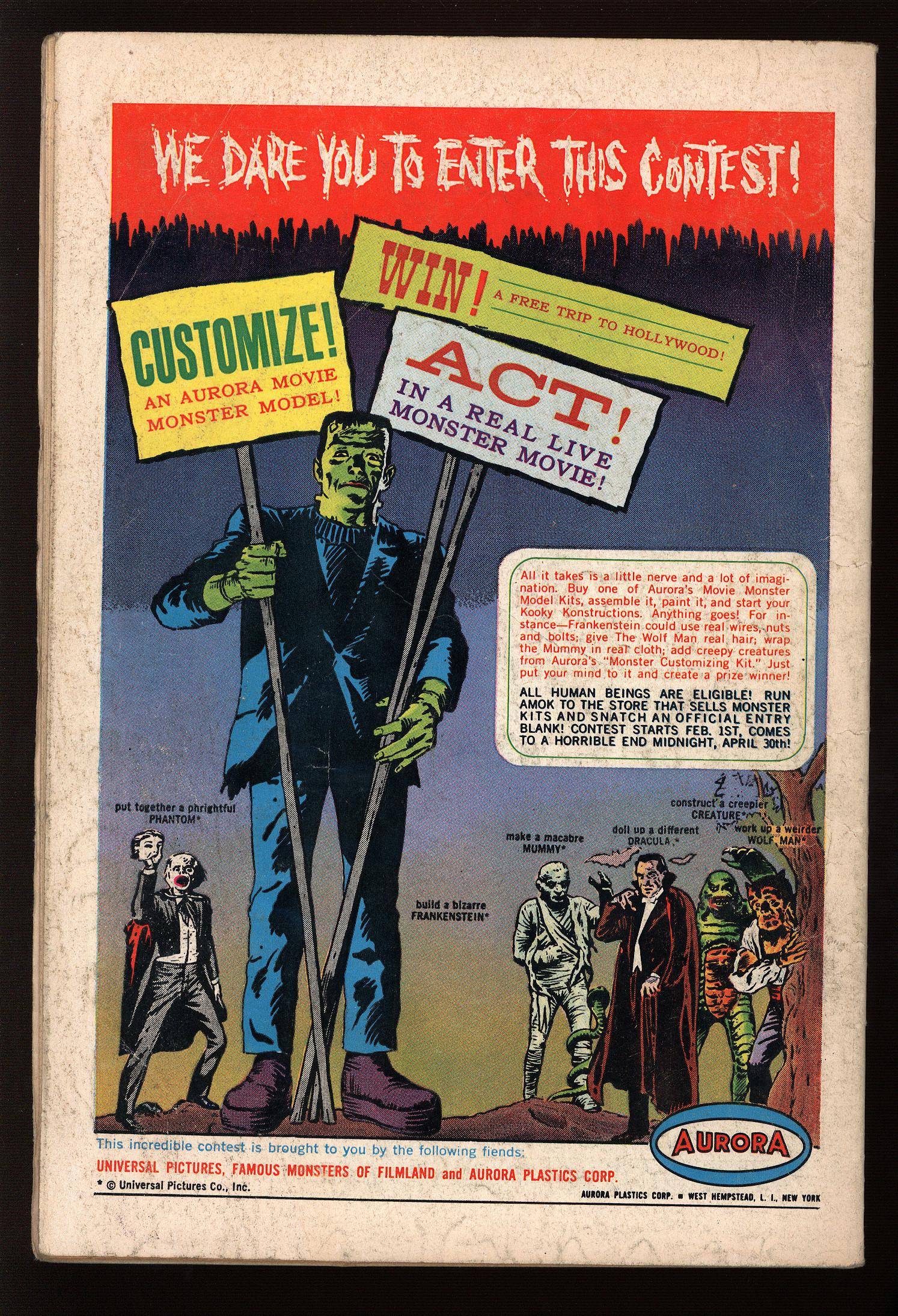 AQUAMAN Back Cover