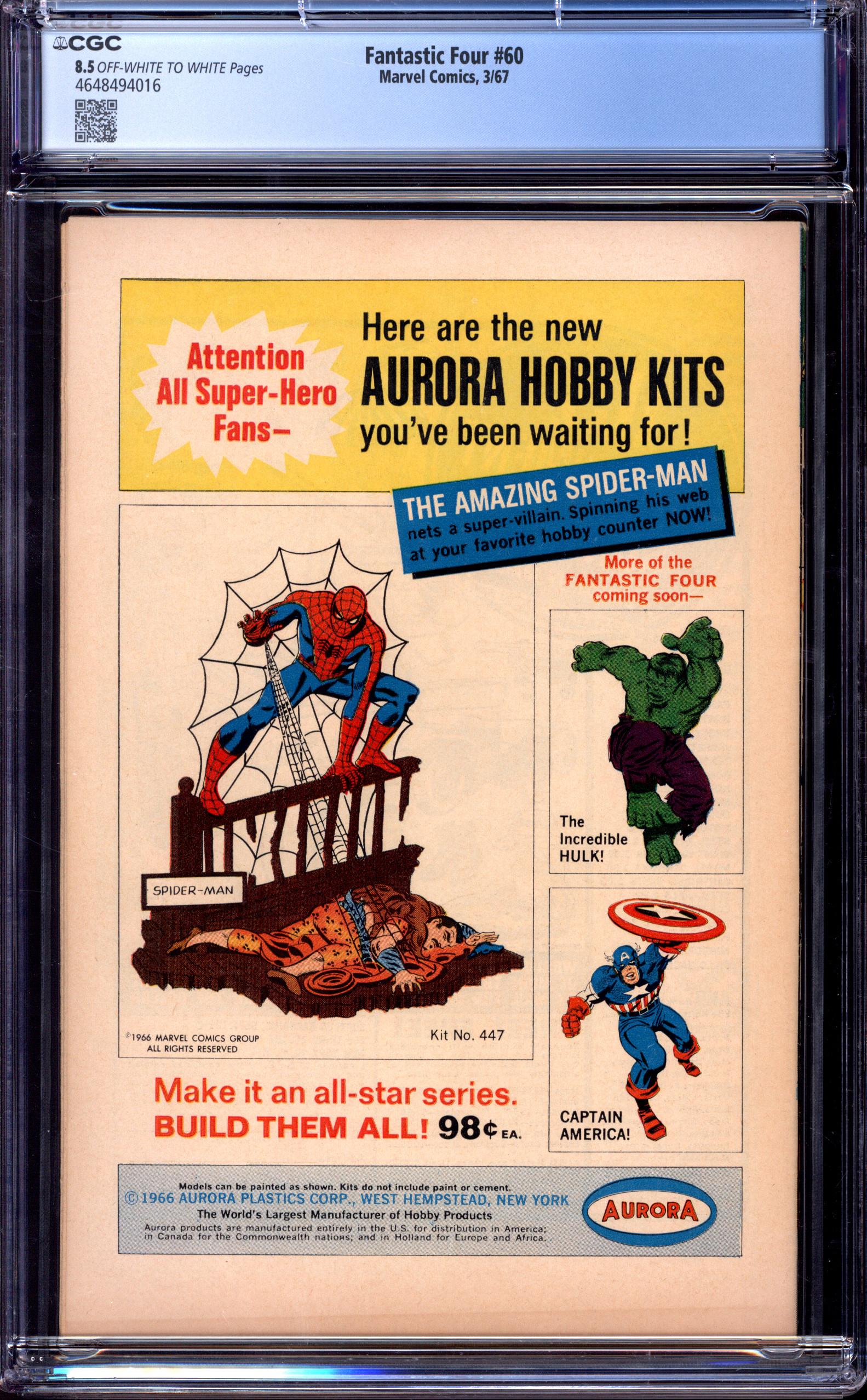 FANTASTIC FOUR Back Cover