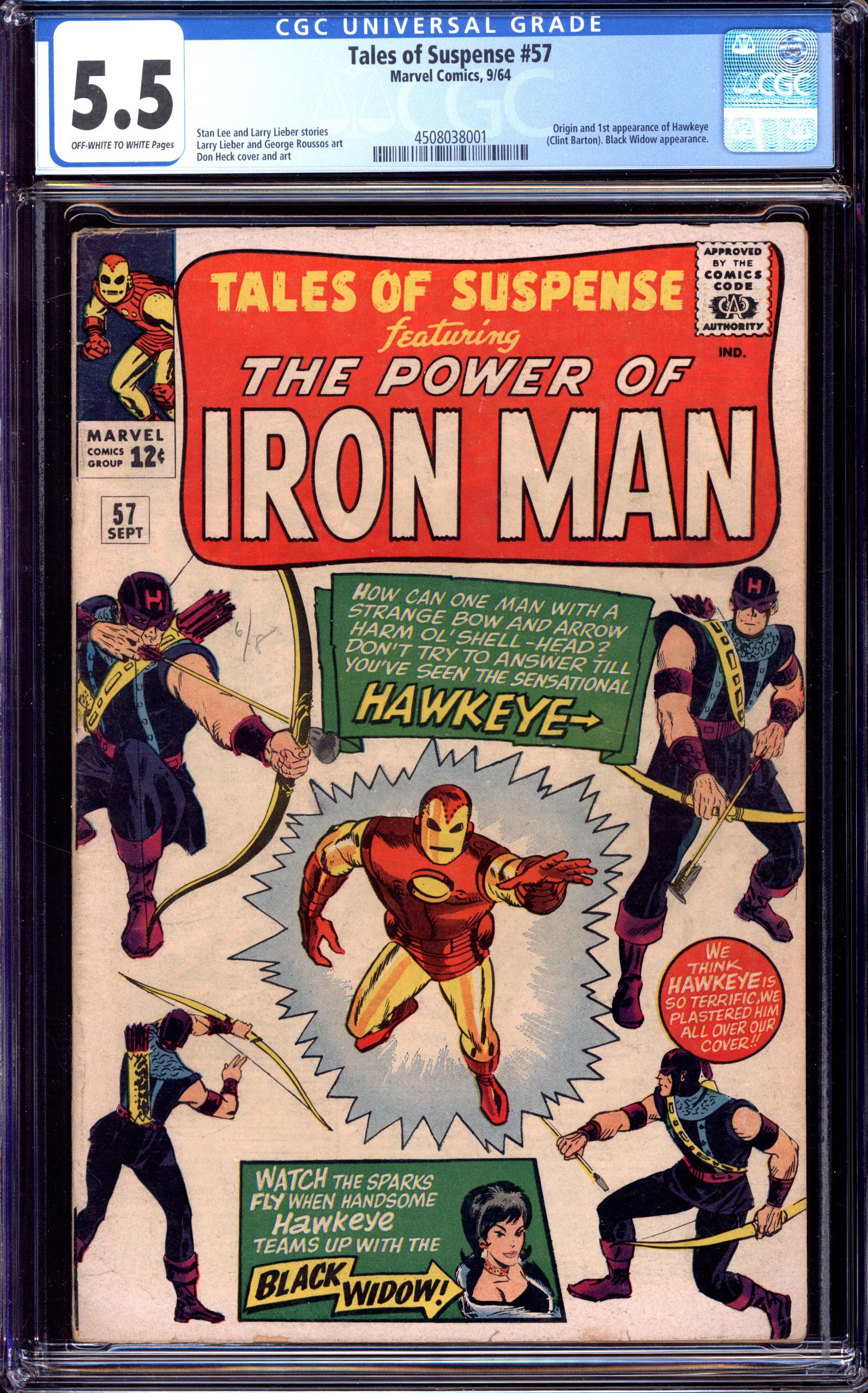 TALES OF SUSPENSE Front Cover