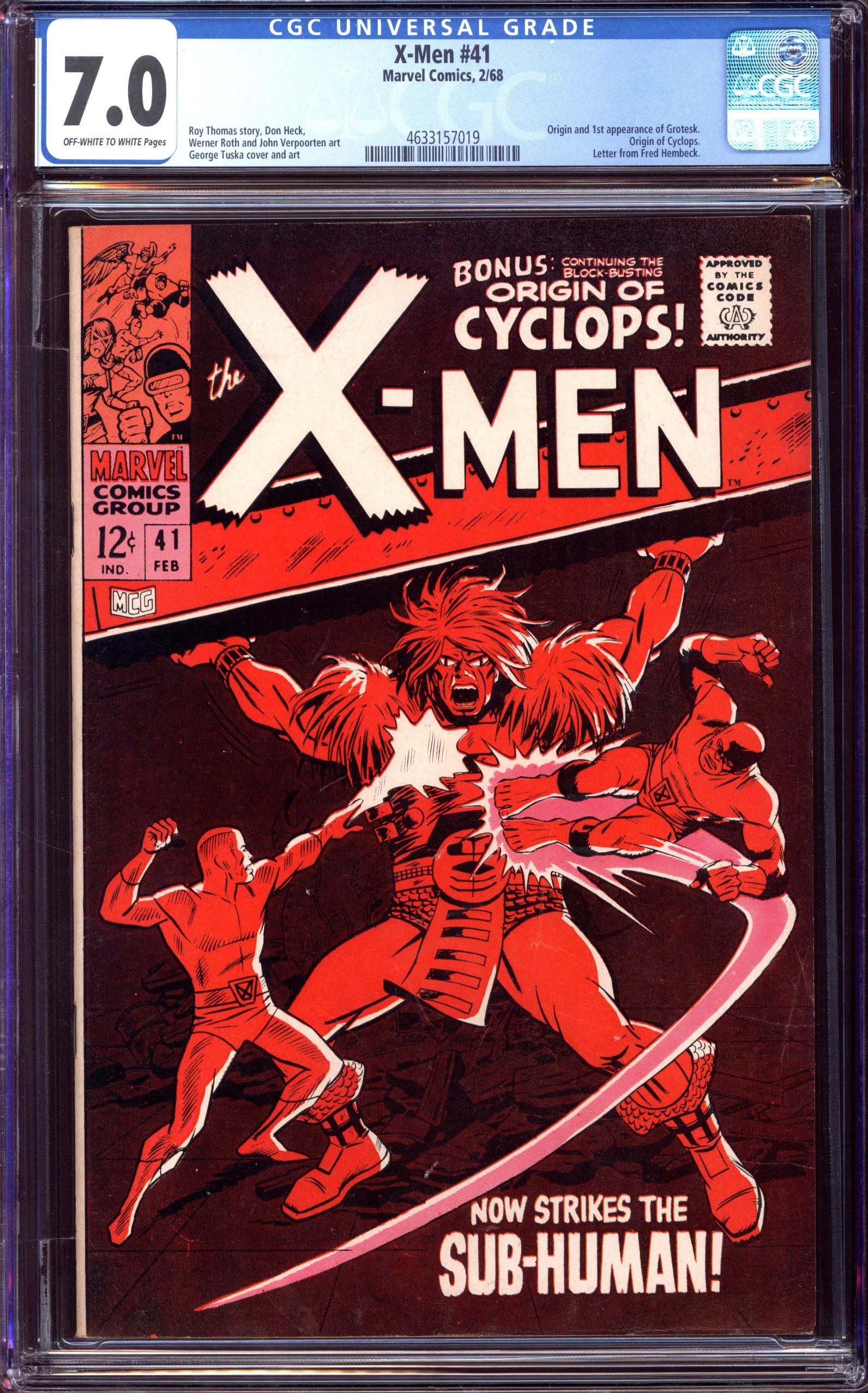 X-MEN Front Cover