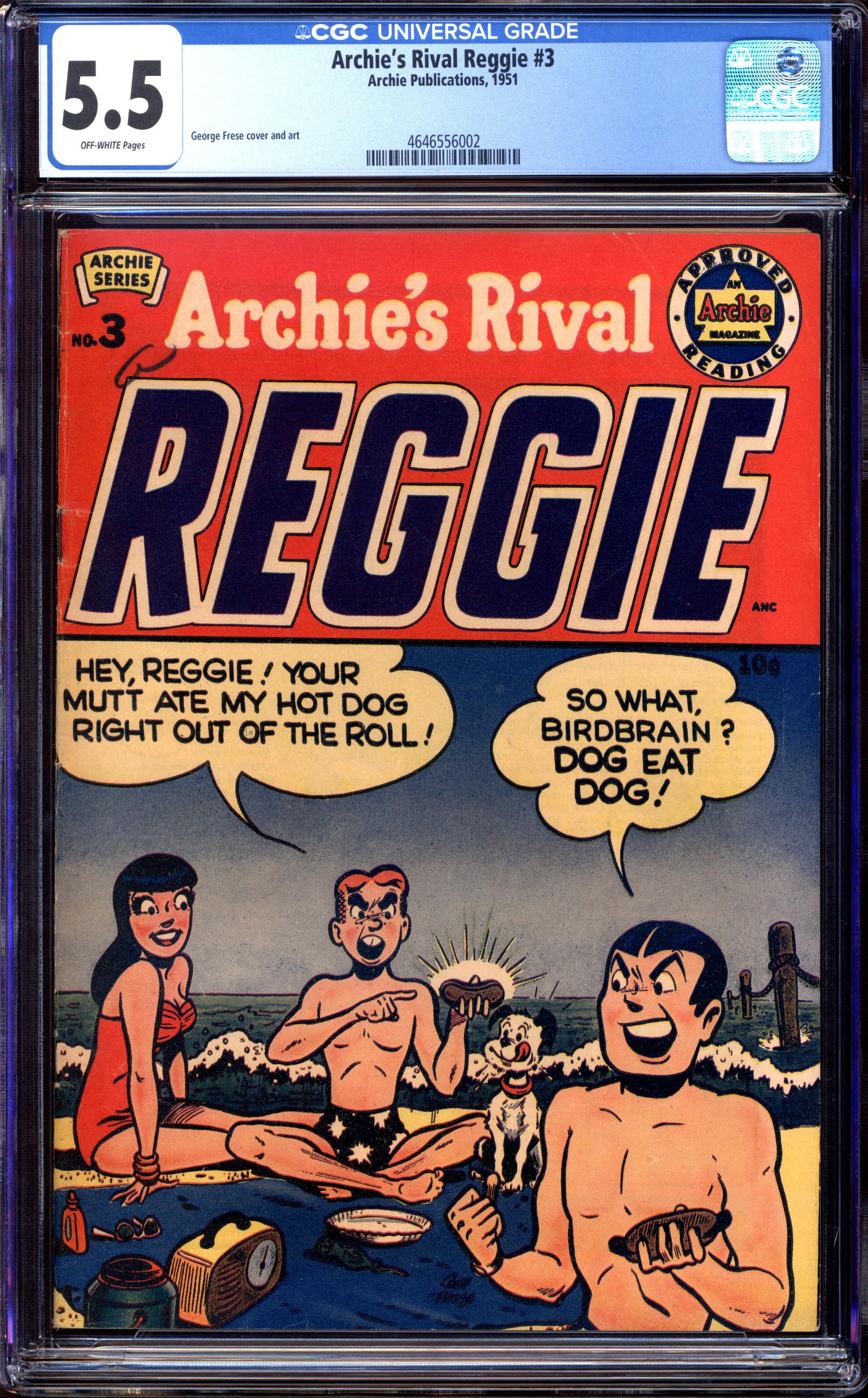 ARCHIE'S RIVAL REGGIE Front Cover