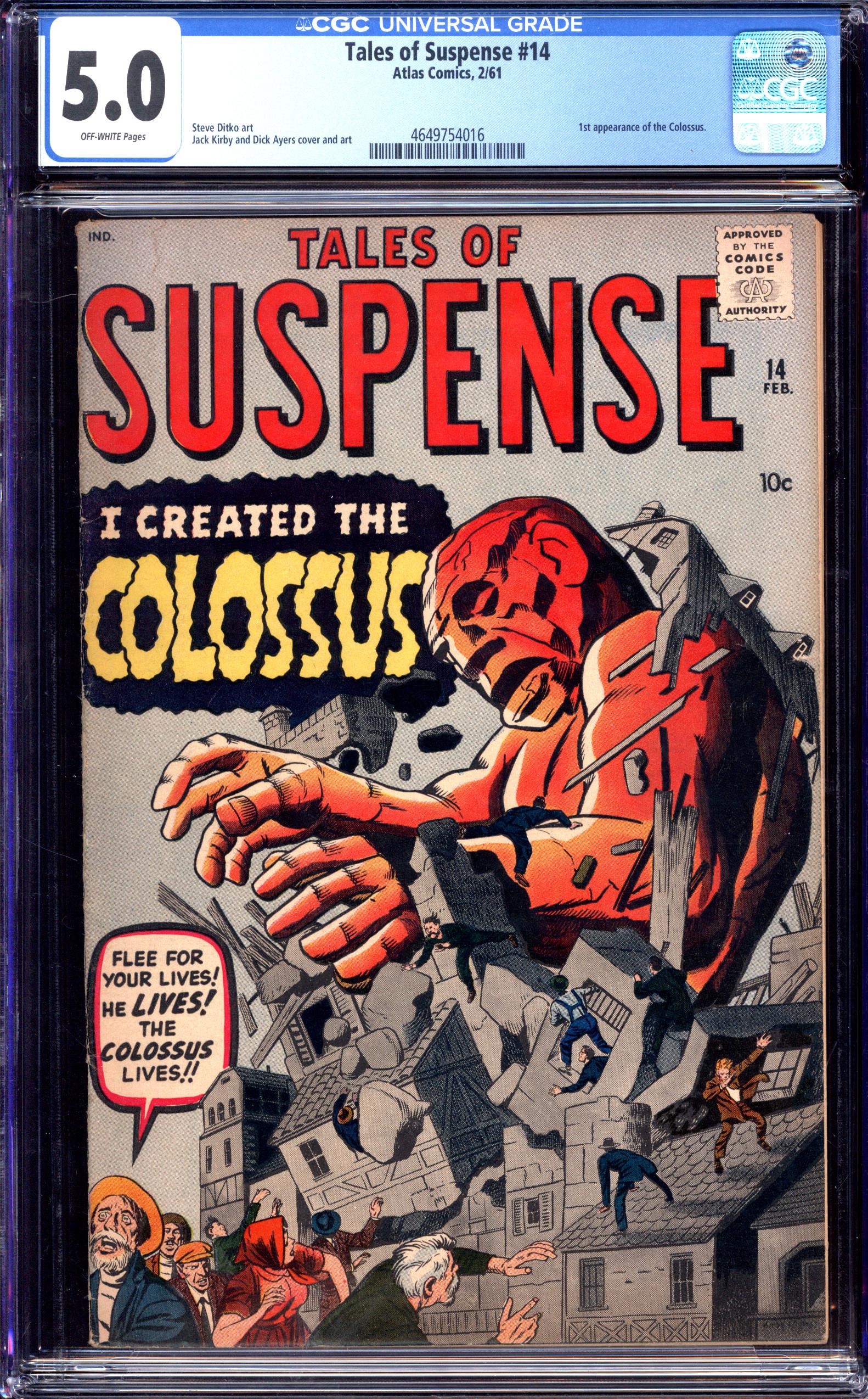 TALES OF SUSPENSE Front Cover