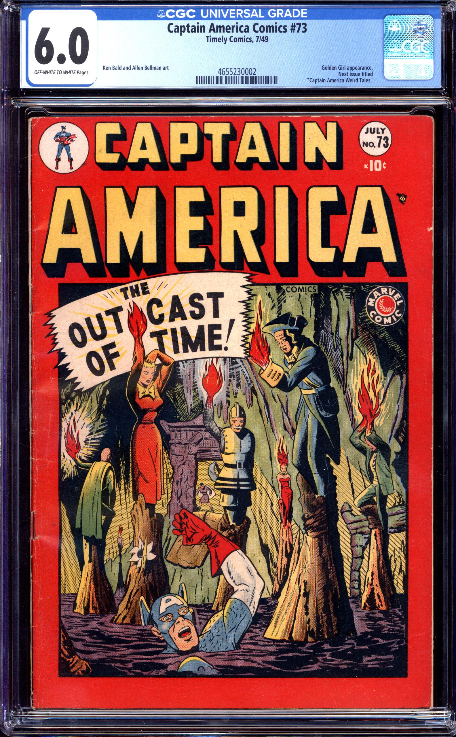 CAPTAIN AMERICA COMICS Front Cover