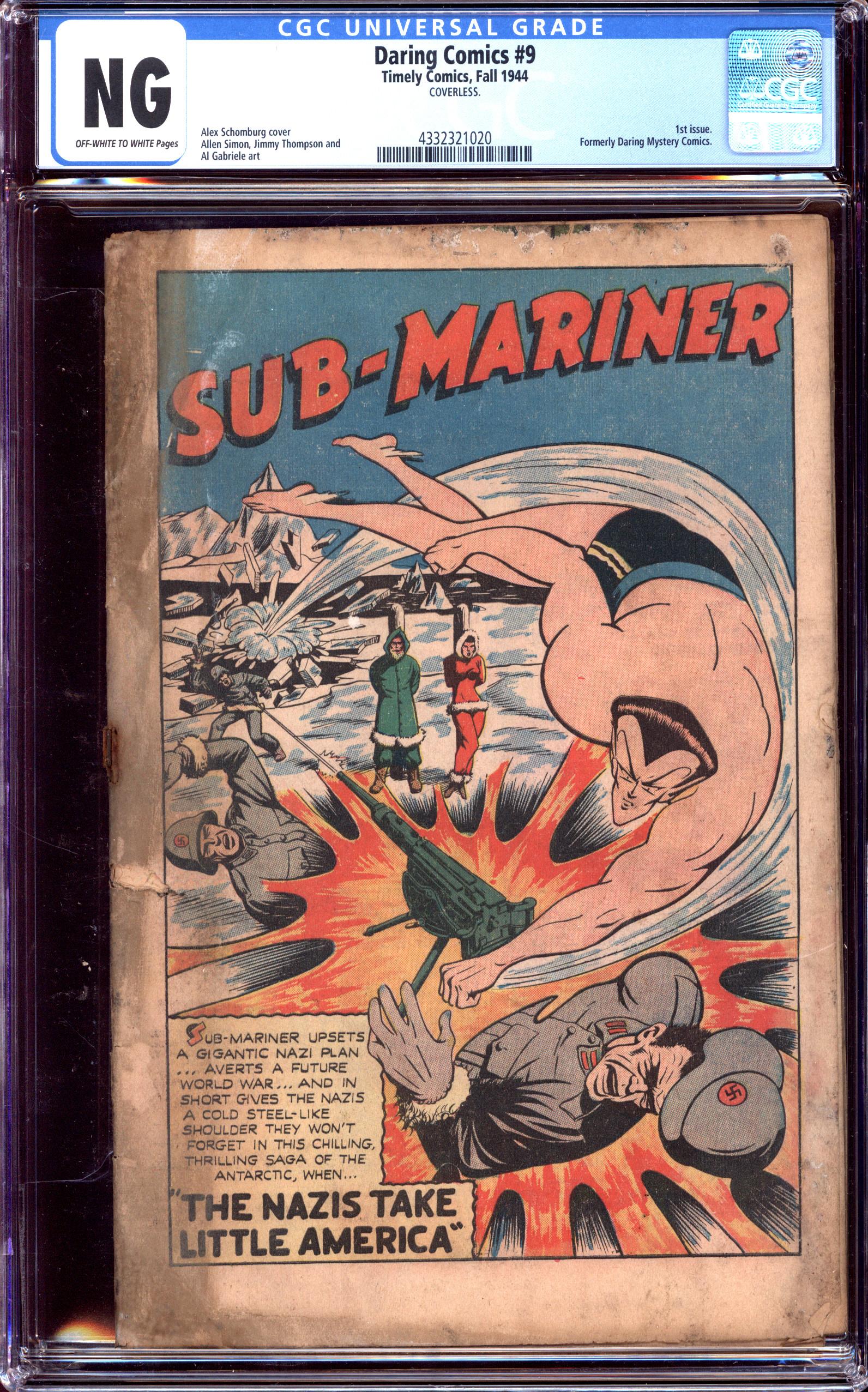 DARING COMICS Front Cover