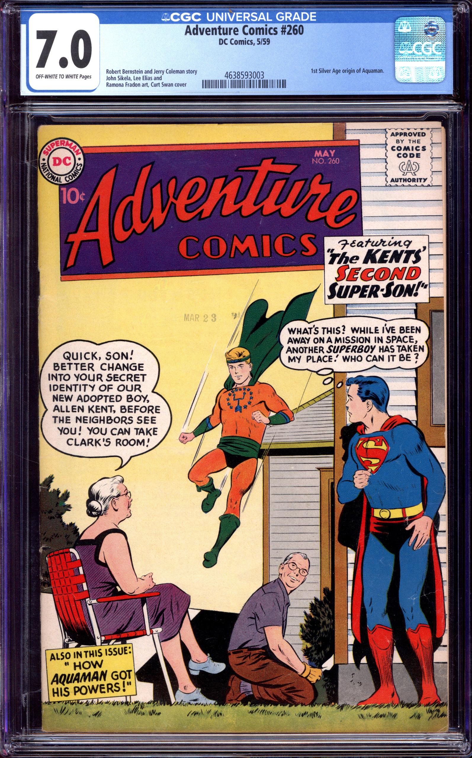 ADVENTURE COMICS Front Cover