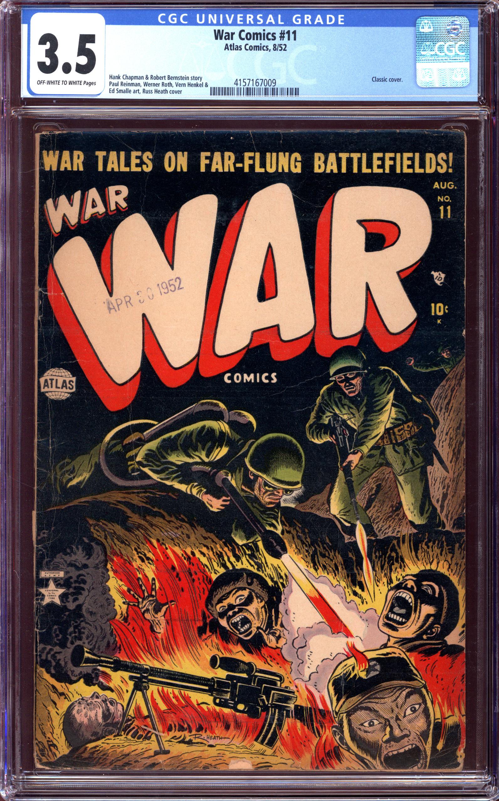 WAR COMICS Front Cover