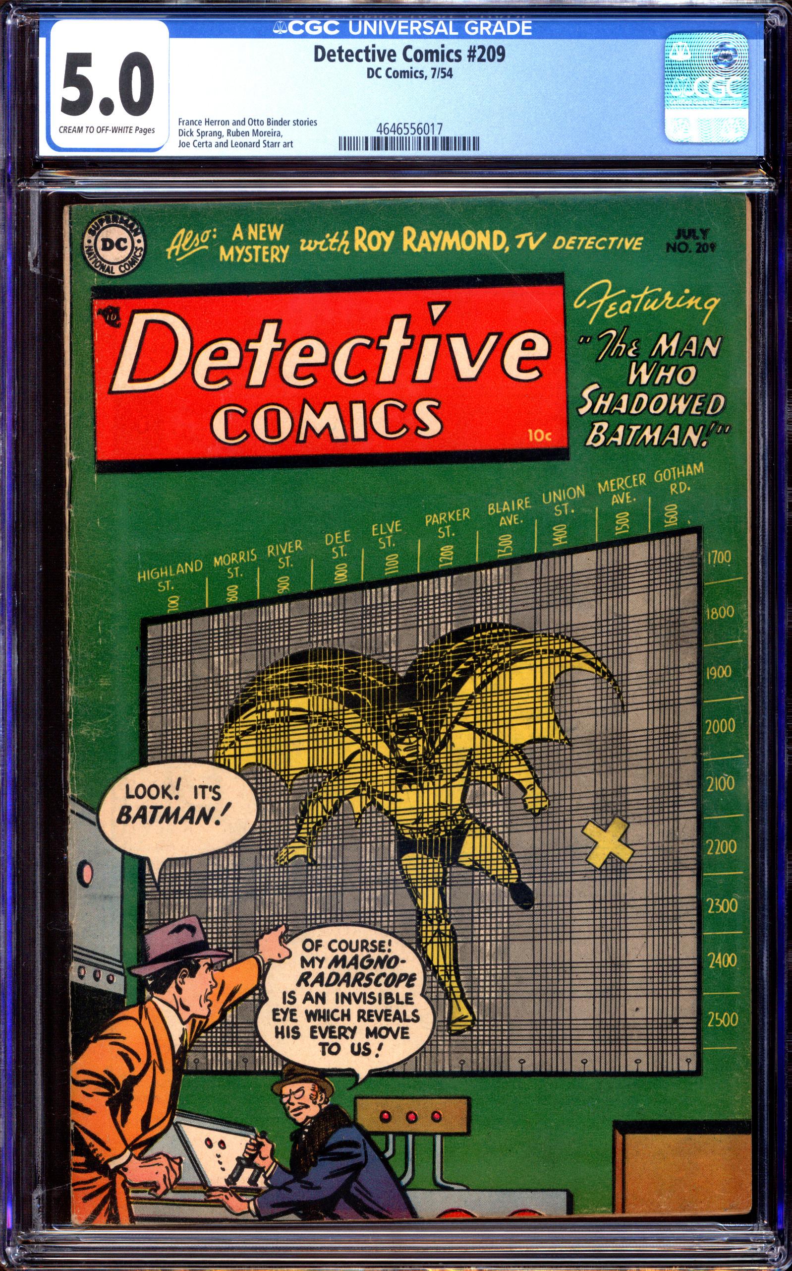 DETECTIVE COMICS Front Cover