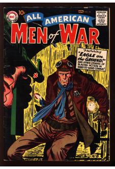 ALL-AMERICAN MEN OF WAR #56 5.0 front cover