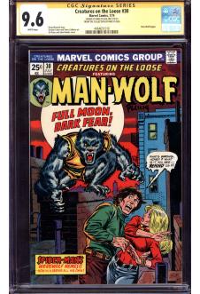 CREATURES ON THE LOOSE #30 CGC 9.6 WHITE PAGES front cover