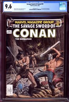 SAVAGE SWORD OF CONAN #92 CGC 9.6 WHITE PAGES front cover