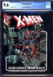 MARVEL GRAPHIC NOVEL #5 CGC 9.6 WHITE PAGES front cover