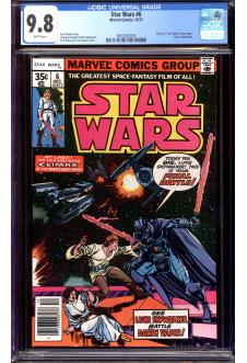 STAR WARS #6 CGC 9.8 WHITE PAGES front cover