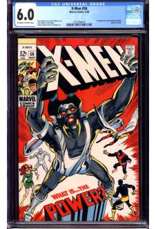 X-MEN #56 CGC 6.0 OW/WH PAGES front cover
