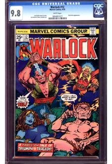 WARLOCK #12 CGC 9.8 WHITE PAGES front cover