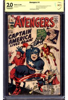 AVENGERS #4 CBCS 2.0 CR/OW PAGES front cover