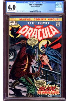 TOMB OF DRACULA #10 CGC 8.0 WHITE PAGES | Reece's Rare Comics