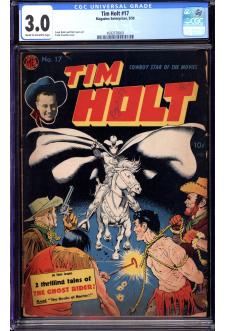 TIM HOLT #17 CGC 3.0 CR/OW PAGES front cover