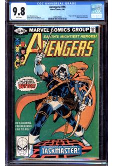 AVENGERS #196 CGC 9.8 WHITE PAGES front cover