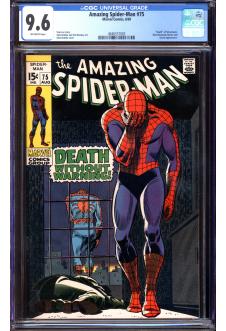 AMAZING SPIDER-MAN #75 CGC 9.6 OW PAGES front cover