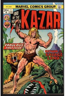 KA-ZAR #1 8.0 front cover