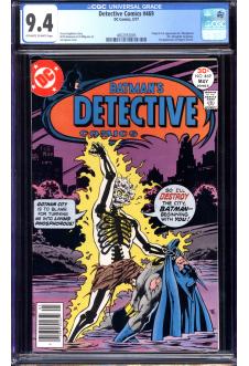 DETECTIVE COMICS #469 CGC 9.4 OW/WH PAGES front cover
