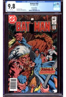 BATMAN #365 CGC 9.8 WHITE PAGES front cover
