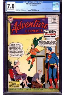 ADVENTURE COMICS #260 CGC 7.0 OW/WH PAGES front cover