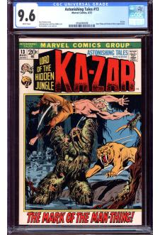 ASTONISHING TALES #13 CGC 9.6 WHITE PAGES front cover