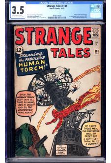 STRANGE TALES #101 CGC 3.5 OW/WH PAGES front cover