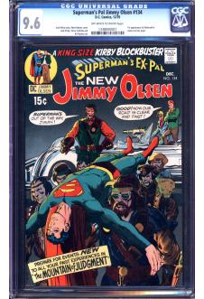 SUPERMAN'S PAL JIMMY OLSEN #134 CGC 9.6 OW/WH PAGES front cover