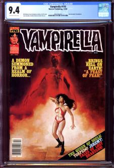 VAMPIRELLA #110 CGC 9.4 OW/WH PAGES front cover