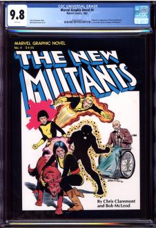 MARVEL GRAPHIC NOVEL #4 CGC 9.8 WHITE PAGES front cover